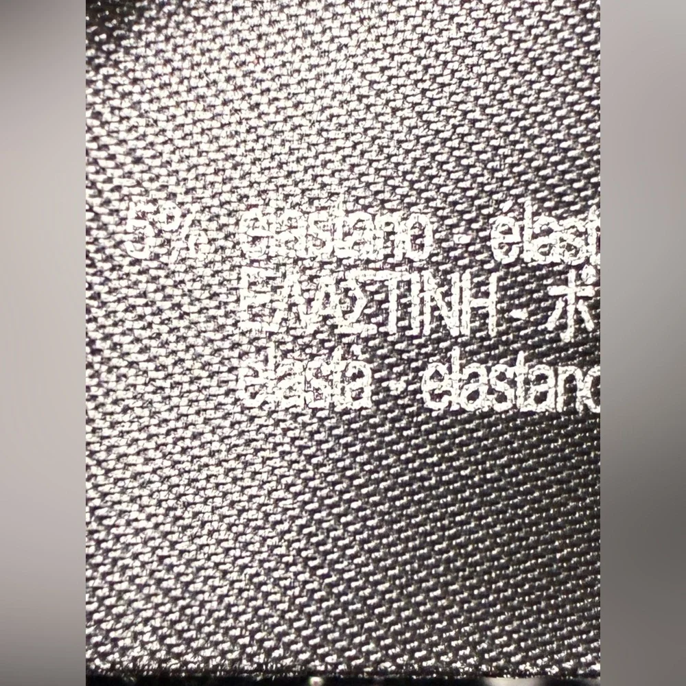 NWOT. Zara Black Mesh Tights with Metallic Thread. Size S. - Picture 6 of 8